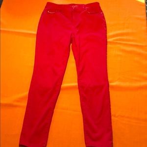 Chico’s Platinum Jeggings size 1 Red